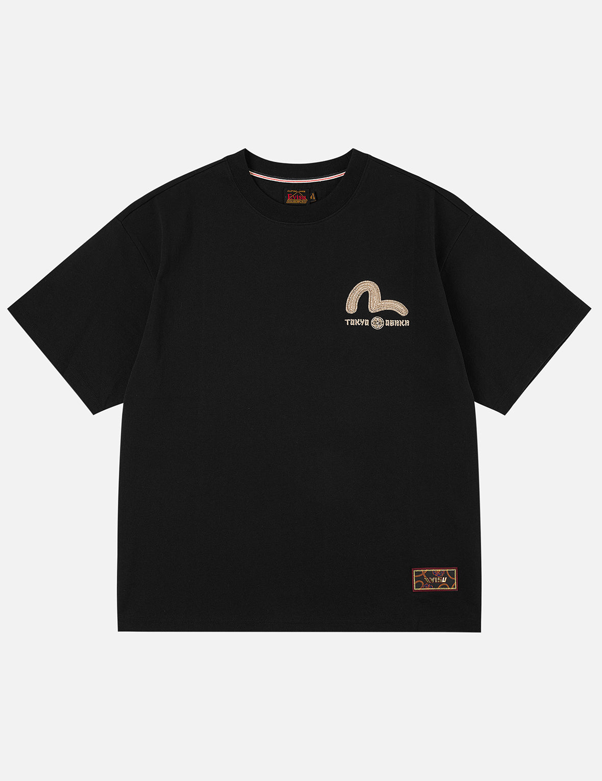 Year Of Horse Daicock Printed T-shirt - Black